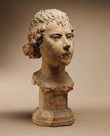 Chichio Haller, the artist's wife, 1920. Creator: Hermann Haller