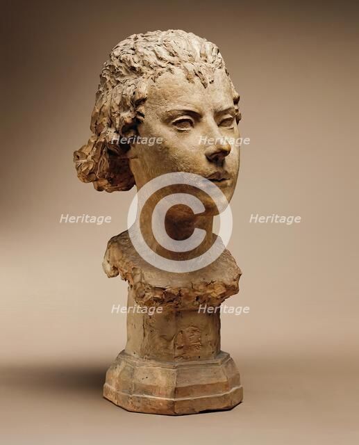 Chichio Haller, the artist's wife, 1920. Creator: Hermann Haller.