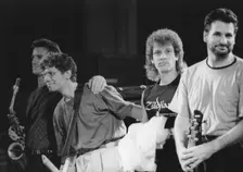 Chick Corea, Eric Marienthal, Dave Weckl, John Patitucci, Norwich, 1990. Creator: Brian Foskett
