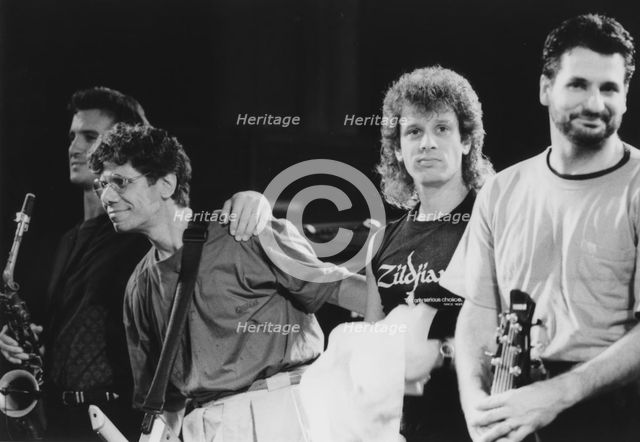 Chick Corea, Eric Marienthal, Dave Weckl, John Patitucci, Norwich Jazz Festival, 1990. Creator: Brian Foskett.
