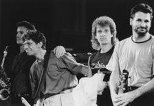 Chick Corea, Eric Marienthal, Dave Weckl, John Patitucci, Norwich Jazz Festival, 1990. Creator: Brian Foskett