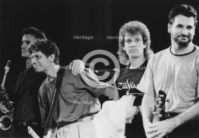 Chick Corea, Eric Marienthal, Dave Weckl, John Patitucci, Norwich Jazz Festival, 1990. Creator: Brian Foskett.