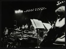 Chick Corea in concert, Finsbury Park Odeon, London, April 1978. Creator: Denis Williams