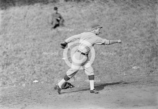 Chick Gandil, Washington Al, At University of Virginia, Charlottesville (Baseball), ca. 1912-1915. Creator: Harris & Ewing.