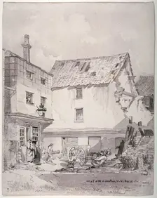 Chick Lane, City of London, 1825. Creator: Robert Blemmell Schnebbelie