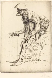 Chickweed Merchant (Marchand de mouron). Creator: Alphonse Legros