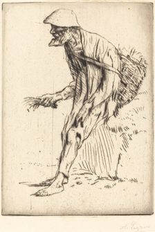 Chickweed Merchant (Marchand de mouron). Creator: Alphonse Legros