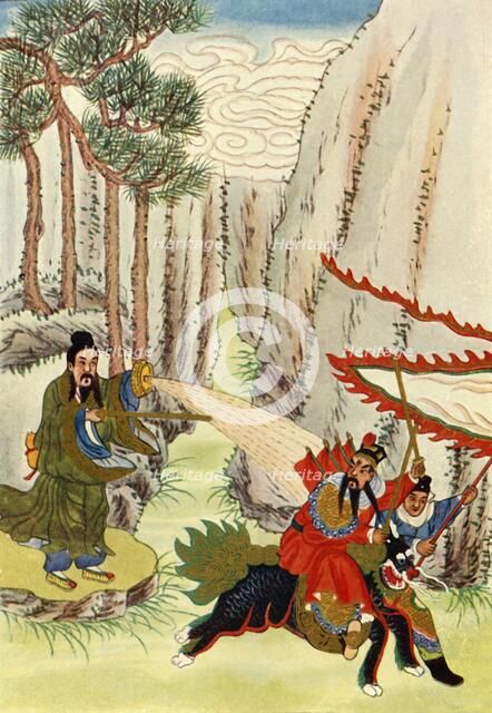 'Chiang Tzu-Ya Defeats Wen Chung', 1922. Creator: Unknown.