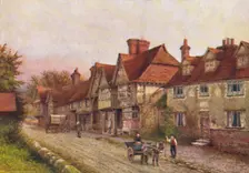 Chiddingstone from the Corner of the Churchyard 1907. Artist: William Biscombe Gardner