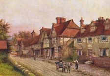 Chiddingstone from the Corner of the Churchyard 1907. Artist: William Biscombe Gardner