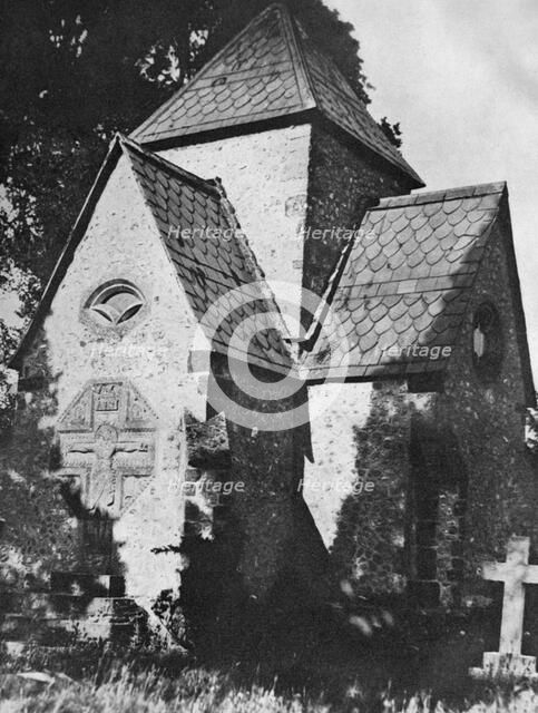 Chideock Church, Dorset, 1924-1926.Artist: Herbert Felton