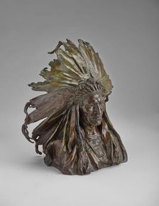 Chief Blackbird, Ogalalla Sioux. Creator: Adolph Alexander Weinman