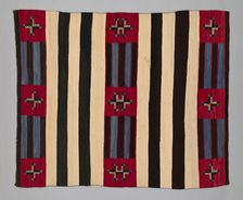 Chief Blanket (Third Phase), c. 1880. Creator: Unknown