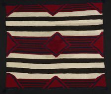 Chief Blanket (Third Phase), Southwest, c. 1860/65. Creator: Unknown