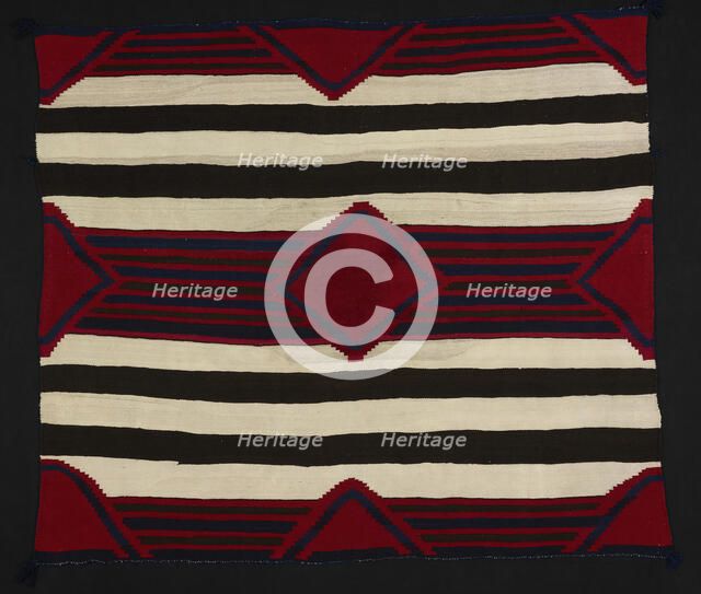 Chief Blanket (Third Phase), Southwest, c. 1860/65. Creator: Unknown.