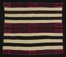 Chief Blanket (Second Phase), Arizona, 1850/65. Creator: Unknown