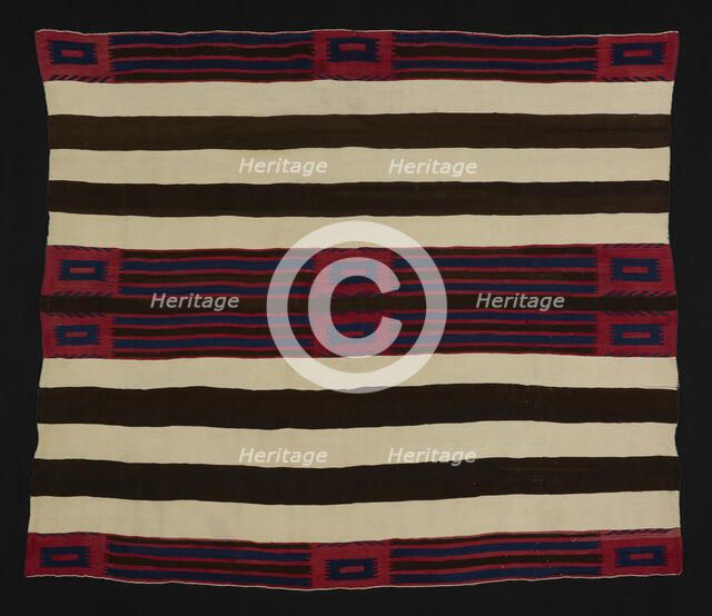 Chief Blanket (Second Phase), Arizona, 1850/65. Creator: Unknown.