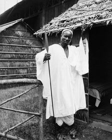 Chief, darkest Africa, 1901. Creator: Frances Benjamin Johnston
