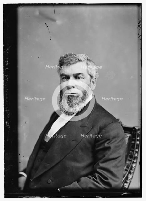 Chief Justice Waite, U.S. Supreme Court, between 1870 and 1880. Creator: Unknown.