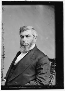 Chief Justice Waite, U.S. Supreme Court, between 1870 and 1880. Creator: Unknown