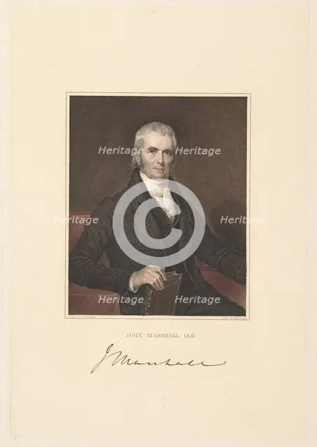 Chief Justice John Marshall, 1833. Creator: Asher Brown Durand.