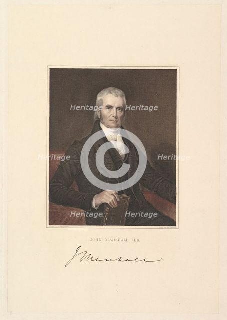 Chief Justice John Marshall, 1833. Creator: Asher Brown Durand.