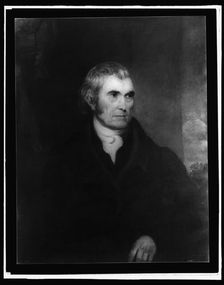 Chief Justice John Marshall, half-length portrait, c.between 1900 and 1912. Creator: Robert Matthew Sully