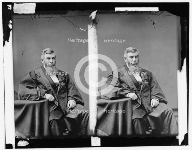 Chief Justice Morrison R. Waite, 1865-1880. Creator: Unknown.