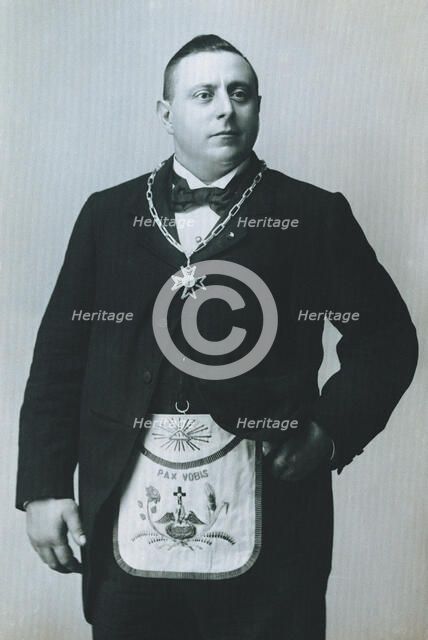 Chief Mason with the insignia of the Order.