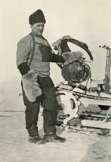 Chief Stoker Lashly (Who received the Albert Medal) 1911, (1913). Artist: Herbert Ponting