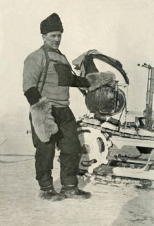 Chief Stoker Lashly (Who received the Albert Medal) 1911, (1913). Artist: Herbert Ponting