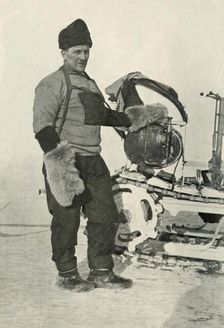 Chief Stoker Lashly (Who received the Albert Medal) 1911, (1913). Artist: Herbert Ponting