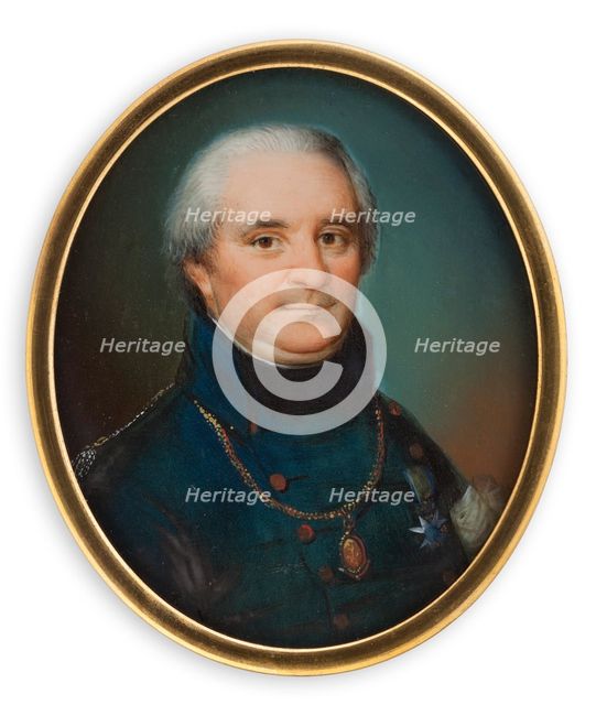 Chief pilot Gustaf Adolf Leijonancker. Creator: Johann Carl Frederik Viertel.