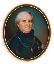 Chief pilot Gustaf Adolf Leijonancker. Creator: Johann Carl Frederik Viertel