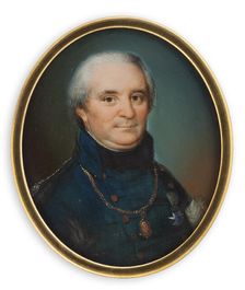 Chief pilot Gustaf Adolf Leijonancker. Creator: Johann Carl Frederik Viertel