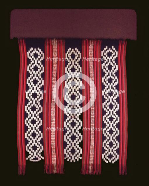 Chief's Poncho, Chile, 1850/1900. Creator: Unknown.