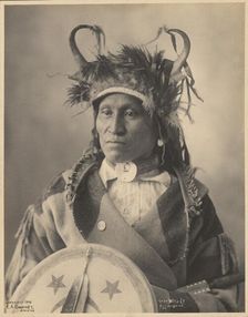 Chief Wets-It of the Assiniboine Nation, 1898. Creators: Adolph F. Muhr, Frank A. Rinehart