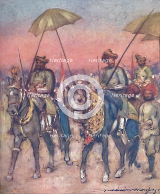 'Chiefs of the Shan State', 1903. Artist: Mortimer L Menpes.