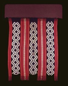 Chief's Poncho, Chile, 1850/1900. Creator: Unknown