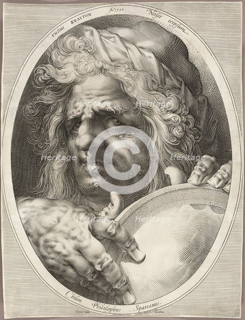 Chilon of Sparta, 1596. Creator: Jan Muller.