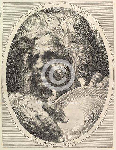 Chilon, Legislator & Philosopher of Sparta, ca. 1615. Creator: Jan Muller.