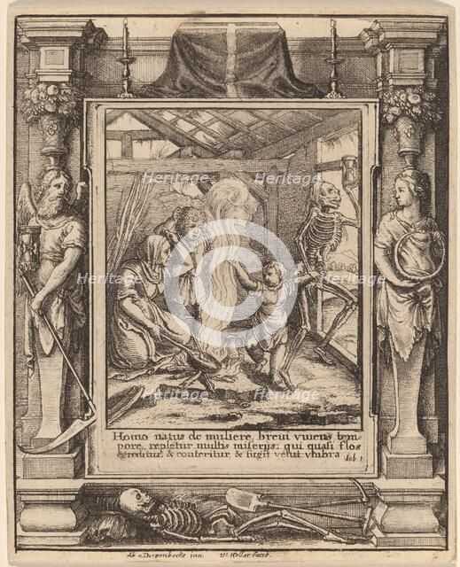 Child, 1651. Creator: Wenceslaus Hollar.