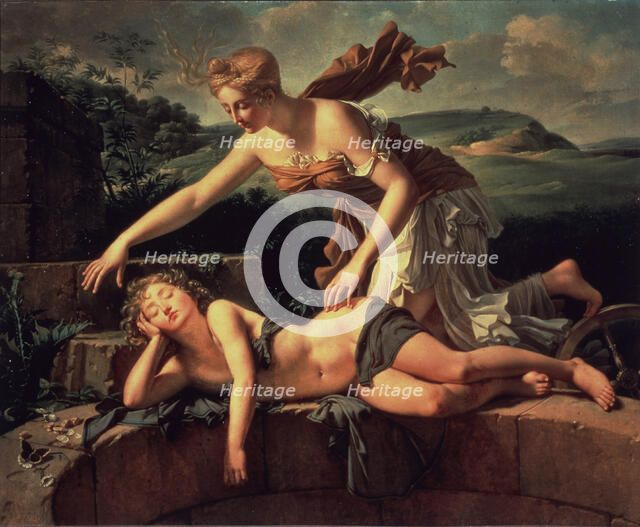Child and Fortuna. Artist: Bouillon, Pierre (1776-1831)