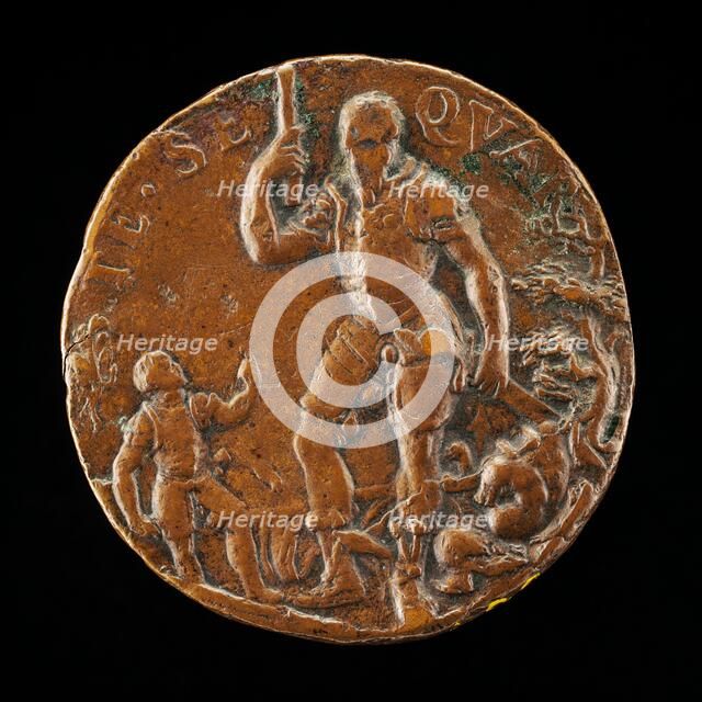 Child Addressing Deifobo II [reverse], 1552 or after. Creator: Pietro Paolo Galeotti.