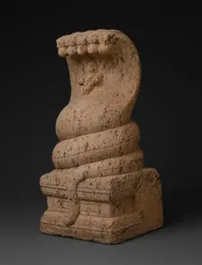 Child Krishna Protected by a Serpent, c. 15th century. Creator: Unknown