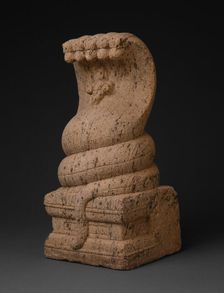 Child Krishna Protected by a Serpent, c. 15th century. Creator: Unknown