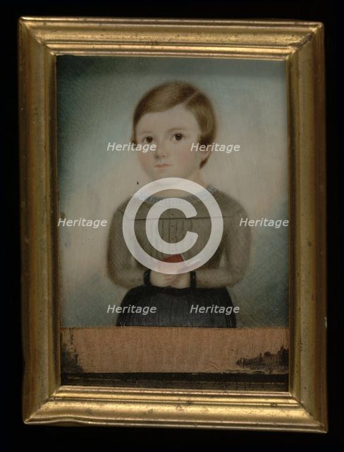 Child Holding a Book, n.d. Creator: Unknown.