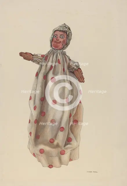 Child of Punch and Judy, 1935/1942. Creator: Dorothy Harris.