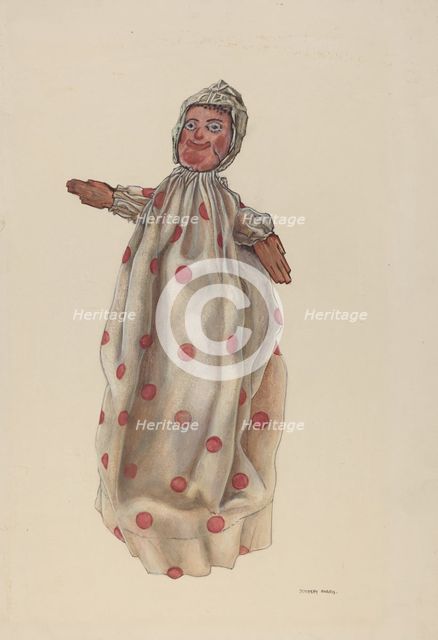Child of Punch and Judy, 1935/1942. Creator: Dorothy Harris.