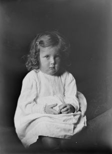 Child of Wilhelm Meyer, portrait photograph, 1919 Oct. 4. Creator: Arnold Genthe